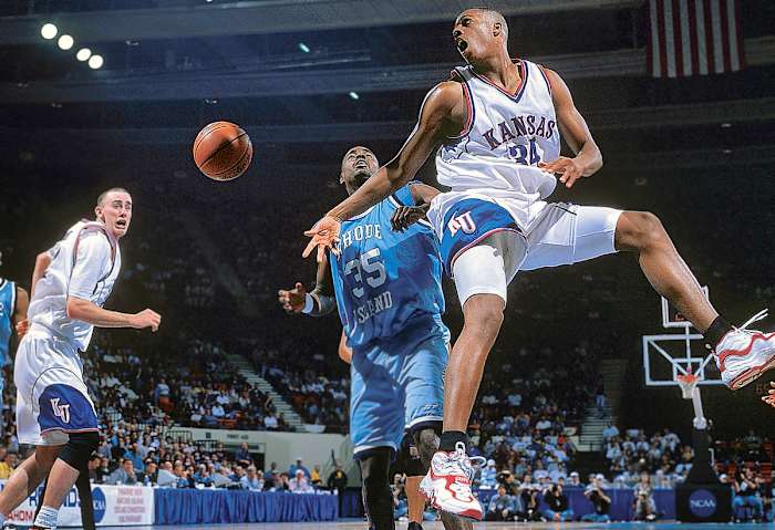 Pierce is the fifth-leading scorer in Jaykawks history.